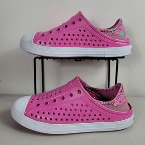 Sketchers Cali Gear Guzman Steps Pink Lightweight Girls Shoes Sz 4 Slip on shoes